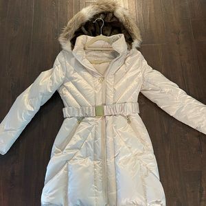 Cream/off-white winter coat